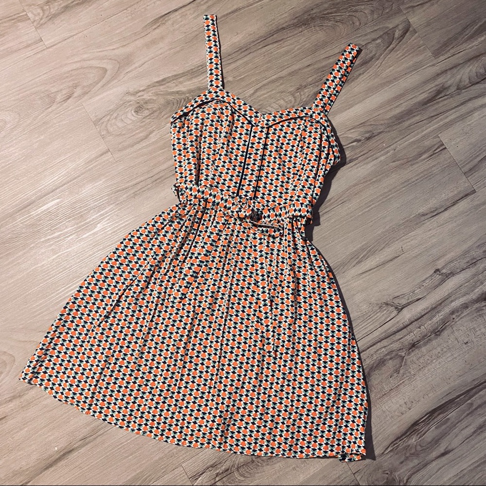 Fit and Flare Light Summer Dress with Pockets